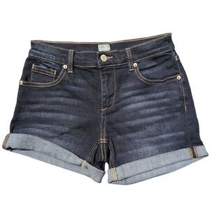 Soho Mid Rise Rolled Cuff 4" Denim Short Women's 0